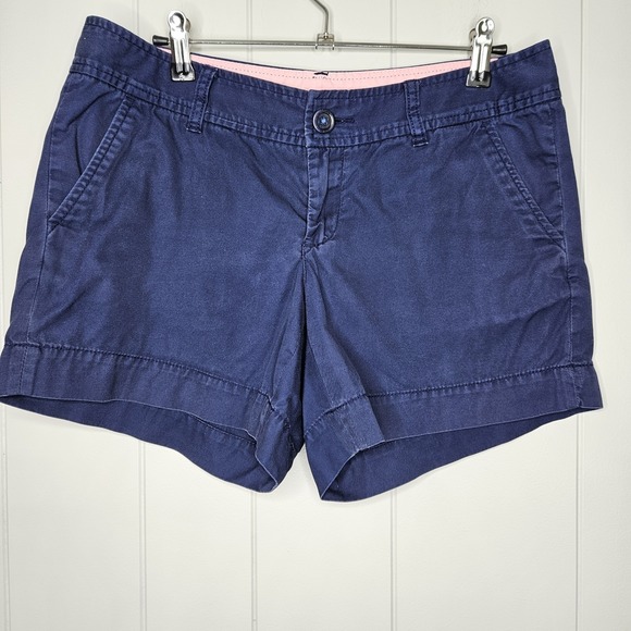 Lilly Pulitzer Pants - Lilly‎ Pulitzer Callahan Shorts Size 4 Navy Blue Casual Women's